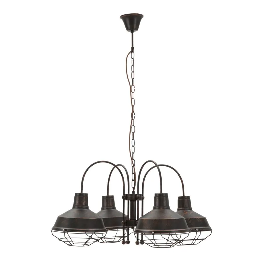 Lampa wisząca BRONX 4-punktowa 80x80x40 cm (długość łańcucha 80 cm)